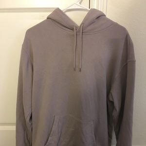 BRAND NEW NEVER WORN H&M Men's Relaxed Fit Hoodie, L, Light Purple/Stone Gray